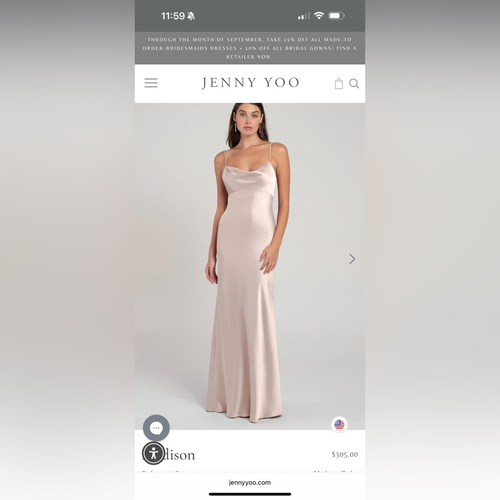 Jenny Yoo Addison Dress in Prosecco